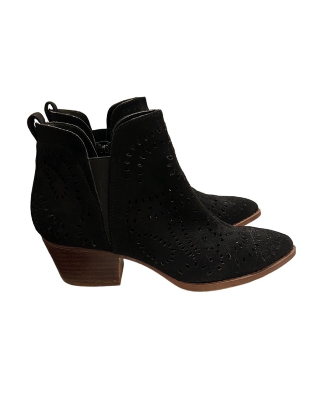 Carlos by Carlos Santana Victory Ankle Booties Black Size 7.5